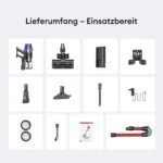Ultenic U18 Pro Akku Staubsauger 55000Pa/600W/80Min, 1,6L Staubsauger 🌟Kabellos – Bild 2