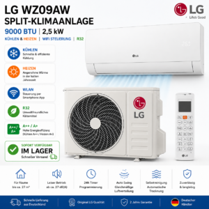 LG WZ09AW Split-Klimaanlage