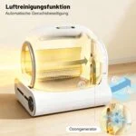 Selbstreinigende Katzentoilette, Automatisch Katzenklo, APP/65L/Gesundheitscheck – Bild 3