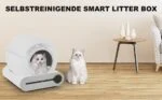 Selbstreinigende Katzentoilette, Automatisch Katzenklo, APP/65L/Gesundheitscheck – Bild 9