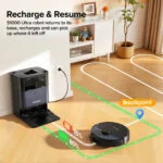 Lubluelu S1000 Saugroboter Absaugstation Wischroboter App LiDAR 180 Min – Bild 8