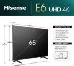 Hisense 65E6NT 164cm (65 Zoll) Fernseher, 4K UHD Smart TV, Precision Colour, HDR – Bild 2
