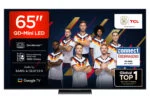 TCL 65Q8C 65 Zoll QD Mini LED, 4K HDR Premium 144Hz ZeroBorder™, Smart Google TV