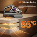 Lubluelu Milbensauger CM208 UV-Licht Ultraschall Matratzensauger 15kPa 350W Grau – Bild 5
