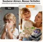 Lubluelu Milbensauger CM208 UV-Licht Ultraschall Matratzensauger 15kPa 350W Grau – Bild 7
