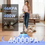Lubluelu X1000 Kabellos Akku Staubsauger Stielstaubsauger 27kPa Handstaubsauger – Bild 8
