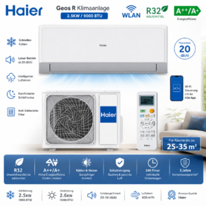 Haier Geos R Split-Klimaanlage 9000 BTU