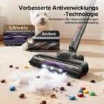 Lubluelu G30 Kabelloser Akku Staubsauger Selbststehend Bodensauger 50KPA 65Min – Bild 5