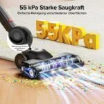 Lubluelu G30 Kabelloser Akku Staubsauger Selbststehend Bodensauger 50KPA 65Min – Bild 8