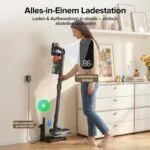 Lubluelu G30 Kabelloser Akku Staubsauger Selbststehend Bodensauger 50KPA 65Min – Bild 9