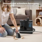 Lubluelu V9 Polsterreiniger Dampffunktion Heizfunktion Teppichreiniger 16500PA – Bild 2