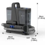 Lubluelu V9 Polsterreiniger Dampffunktion Heizfunktion Teppichreiniger 16500PA – Bild 7