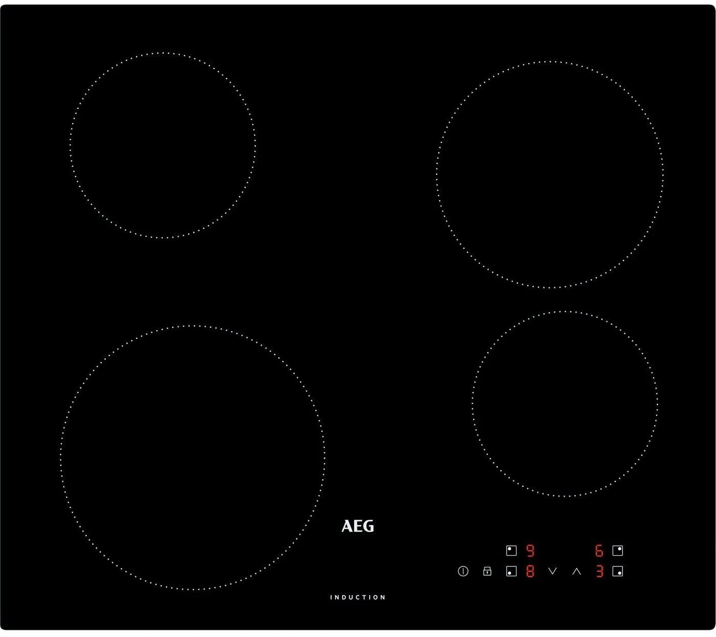 AEG Induktionskochfeld 60cm autark schwarz 4 Zonen Glas rahmenlos IB6420ACB AEG Induktionskochfeld 60cm autark schwarz 4 Zonen Glas rahmenlos IB6420ACB – Bild 1