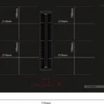 Bosch PVQ711H26E EEK: B Induktionskochfeldabzug, 70 cm breit, 500 m³/h, DirectSe