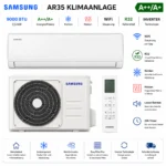 Samsung Split Klimaanlage 9000 BTU WLAN Inverter A++/A+ R32 AR35 AR40 F-AR09ARH