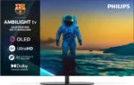 Philips 65 Zoll Fernseher  4K OLED Ambilight Smart TV 144Hz HDR Dolby 65OLED810