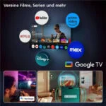 Philips 65 Zoll Fernseher  4K OLED Ambilight Smart TV 144Hz HDR Dolby 65OLED810 – Bild 9