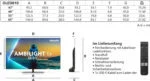 Philips 65 Zoll Fernseher  4K OLED Ambilight Smart TV 144Hz HDR Dolby 65OLED810 – Bild 13