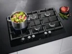 AEG HKB75820NB Gaskochfeld 75cm Autark Gas auf Glas Kochfeld Schwarz 5 Brenner – Bild 8