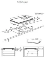 AEG OIO84A00IT Induktionskochfeld Autark SaphirMatt SE Oberflache 80cm – Bild 13