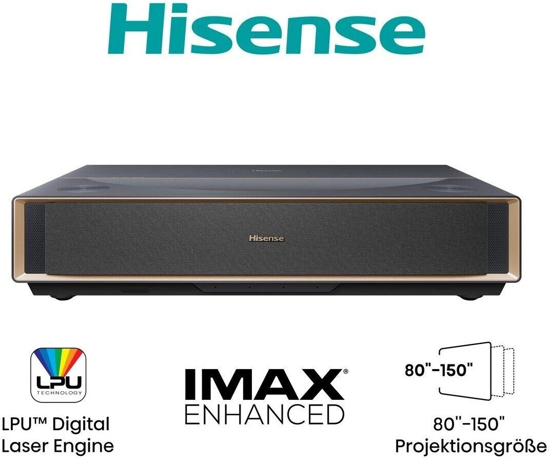HISENSE PT1 Kurzdinstanzprojektor RGB Laser 4K UHD 2500 ANSI Lumen HISENSE PT1 Kurzdinstanzprojektor RGB Laser 4K UHD 2500 ANSI Lumen – Bild 1