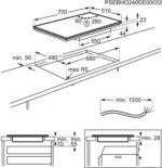 AEG OIO74B00IB Induktionskochfeld 70 cm Autark Hob2Hood Bridge SlimFit Rahmenlos – Bild 7
