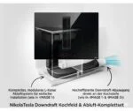 Elica Nikolatesla Alpha B Bl / A / 60 Ebene Kochen Induktion Abzugshaube Schwarz