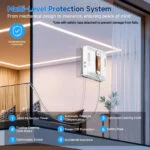 Lubluelu CHYW201 Fensterreinigungsroboter 6500 Pa Fensterputzroboter Wasserspray – Bild 2