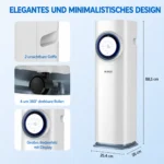 Tragbarer Kompressor-Kühlventilator, 3in1 kühlung, heizung & ventilator, fernbed – Bild 4