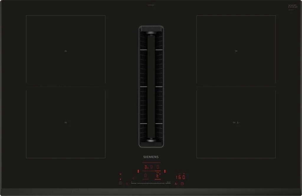 Siemens ED851HQ26E Induction Cooktop with Integrated Extractor, 80cm Frameless Siemens ED851HQ26E Induction Cooktop with Integrated Extractor, 80cm Frameless – Bild 1
