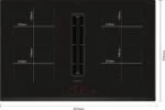 Siemens ED851HQ26E Induction Cooktop with Integrated Extractor, 80cm Frameless – Bild 2