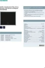 Siemens EH645BFB6E iQ300 Induktionskochfeld 60 cm Schwarz, Mit Rahmen aufliegend – Bild 18