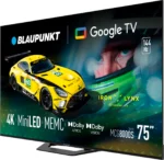 Blaupunkt 75 Zoll Mini LED TV 4K UHD Google TV Dolby Atmos HDMI🌟Smart Fernseher – Bild 3