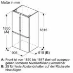 Bosch KFN96VPEA Multi Door Kühl-Gefrierkombination NoFrost605L Edelstahl Serie 4 – Bild 20