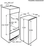 AEG TAB7N12EF Einbau-Gefrierschrank, 122,5 cm, 122 Liter, No-Frost, Festtür, wei – Bild 11