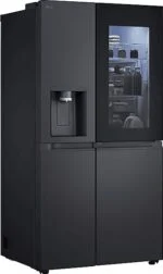 LG GSXE90EVDD Side-by-Side Kühlschrank NoFrost WiFi Essence Black Steel LG ThinQ – Bild 2