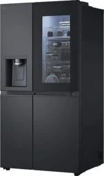 LG GSXE90EVDD Side-by-Side Kühlschrank NoFrost WiFi Essence Black Steel LG ThinQ – Bild 3