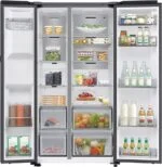 Samsung RS80F66KBFEF Side-by-Side Kühl-Gefrierkombination NoFrost Schwarz – Bild 15