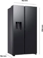 Samsung RS80F66KBFEF Side-by-Side Kühl-Gefrierkombination NoFrost Schwarz – Bild 23