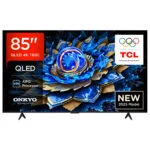 TCL 85T69C 85 Zoll QLED 4K HDR UHD Fernseher, Smart Google TV Dolby Vision Atmos