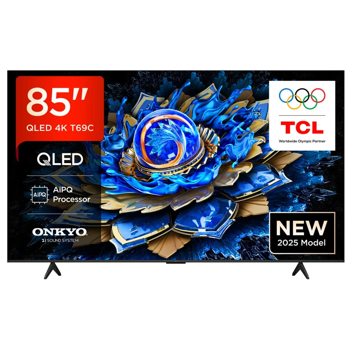 TCL 85T69C 85 Zoll QLED 4K HDR UHD Fernseher, Smart Google TV Dolby Vision Atmos TCL 85T69C 85 Zoll QLED 4K HDR UHD Fernseher, Smart Google TV Dolby Vision Atmos – Bild 1