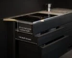 AEG CCE84779CB Induktionskochfeld mit Dunstabzug 83cm FlexBridge WLAN Schwarz – Bild 3