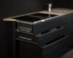 AEG CCE84751CB Induktion Kochfeld rahmenlos mit Dunstabzug 83 cm breit Umluftver – Bild 3