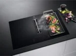 AEG CCE84751CB Induktion Kochfeld rahmenlos mit Dunstabzug 83 cm breit Umluftver – Bild 5