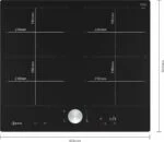 NEFF T66PTX4L0 Induktionsfeld 60cm FlexInduction Home Connect Schwarz Twist Pad – Bild 4