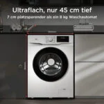 TCL 6kg Waschmaschine, Slim, BLDC, Auto⚡Gewichtserkennung Bakterien-Eliminierung – Bild 5