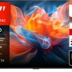 TCL 98 Zoll Fernseher, QLED 4K UHD Smart Google TV, Dolby Vision, 98T8C, HDR10+