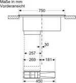 Bosch PVQ811H26E Serie 6, Smartes Induktionskochfeld mit Dunstabzug 80 cm, Rahme – Bild 13