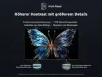 TCL 98 Zoll Fernseher, QLED 4K UHD Smart Google TV, Dolby Vision, 98T8C, HDR10+ – Bild 9