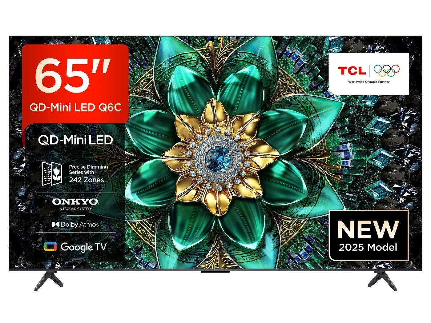 TCL 65Q6C 65 Zoll 4K UHD QLED Mini LED Smart TV Google TV 144Hz🌟Dolby Onkyo 2.1 TCL 65Q6C 65 Zoll 4K UHD QLED Mini LED Smart TV Google TV 144Hz🌟Dolby Onkyo 2.1 – Bild 1